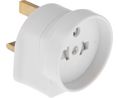 Reiseadapter, Typ G (BS1363) Steckdose - Schutzkontaktstecker Typ C (CEE 7/16) , 13A